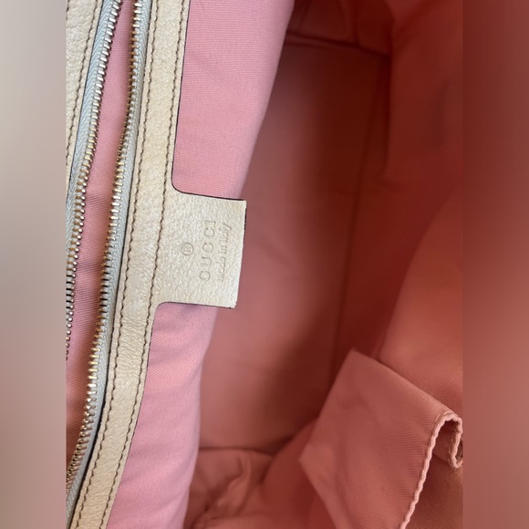 🌸authentic Vintage Gucci tote pink🌸  early 2000’s - Picture 9 of 16